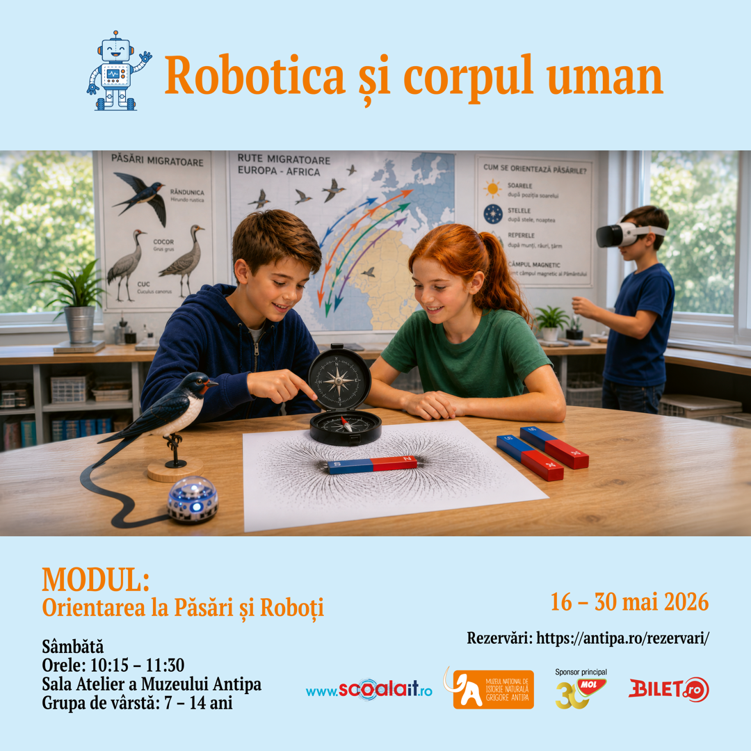 Vizual atelier Robotică și Corpul Uman modul 4, mai 2026